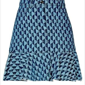 Sandro mini skirt blue